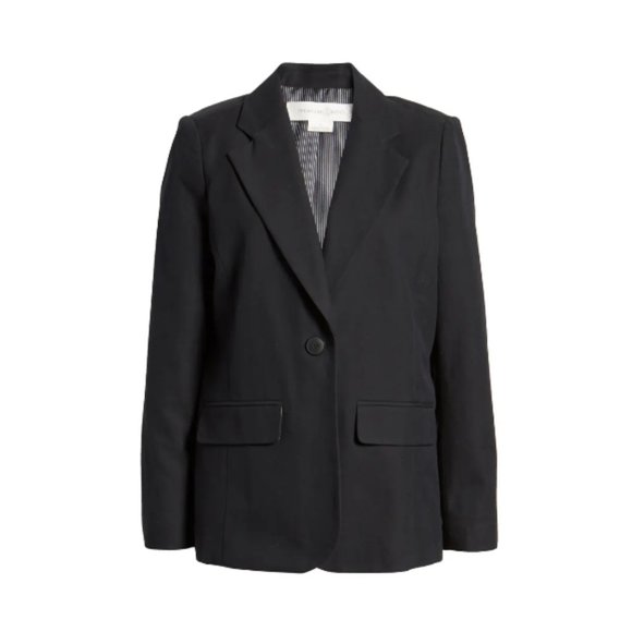 NWT! Black One-Button Blazer - Picture 13 of 15
